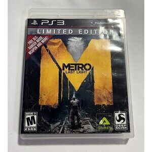 Metro: Last Light Limited Edition Sony PlayStation Complete with Manual Tested